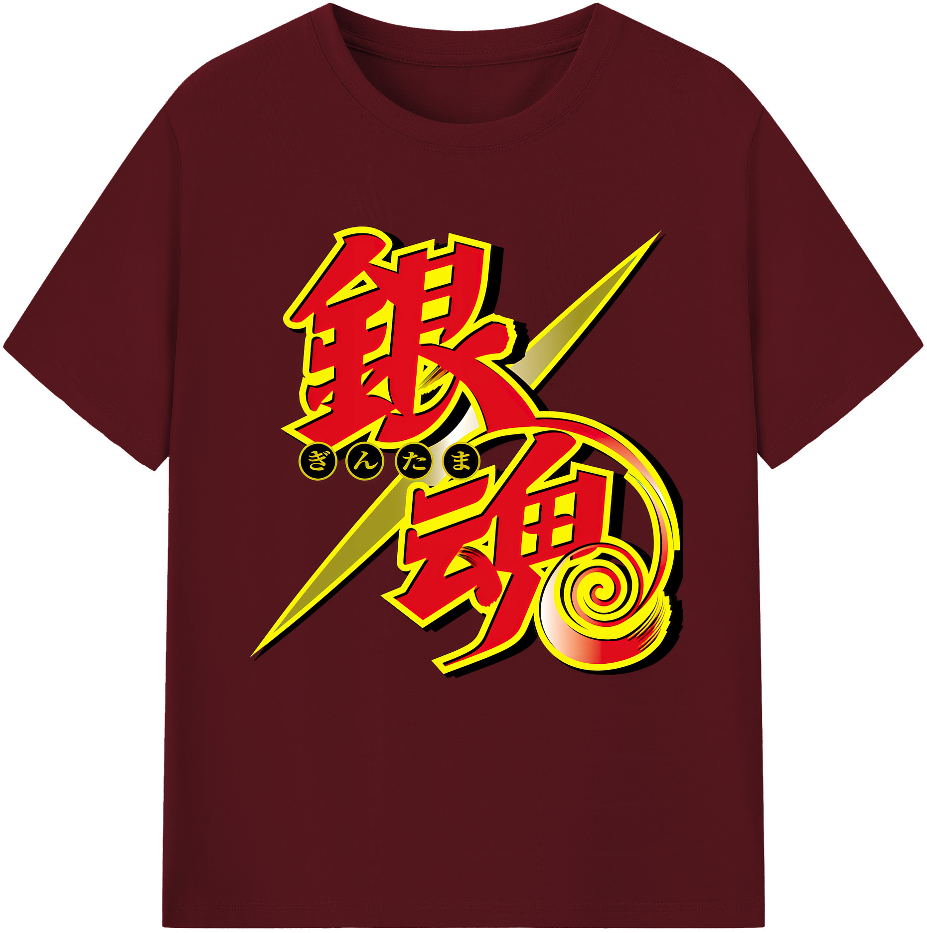 （画像用） ぎんたま 坂田銀時（さかたぎんとき） 神楽 志村新八（しむら しんぱち） GINTAMA Sakata Gintoki Kagura Shimura Shinpachi 綿100％半袖Tシャツ（フロントプリント）